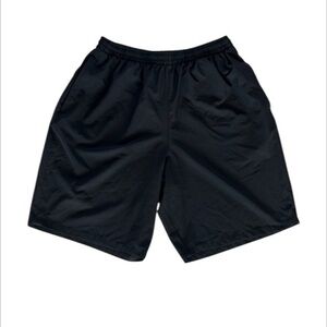 Stoic Mens XL black elastic waist shorts athletic